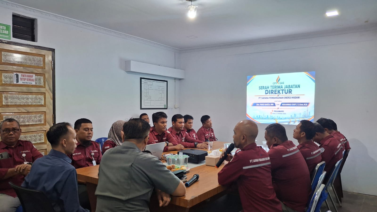 Acara Serah Terima Jabatan PT Sarana Pembangunan Energi Madani (SPEM)