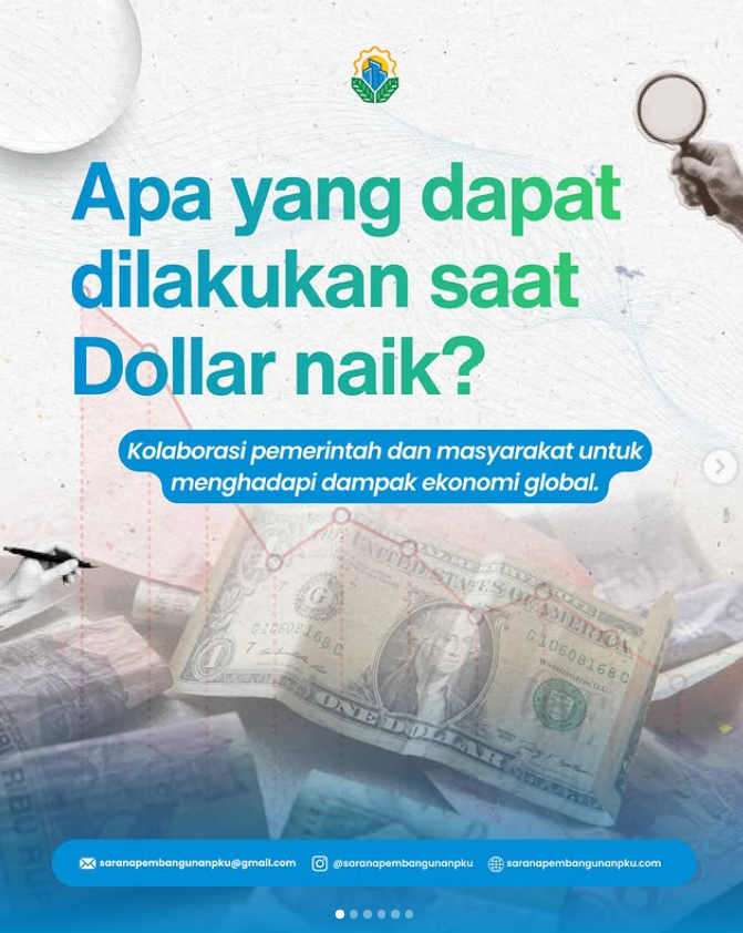 Dollar naik bisa berdampak ke banyak hal, mulai dari harga barang impor, biaya produksi, hingga stabilitas ekonomi. 